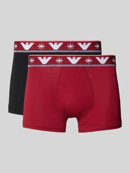Trunks mit elastischem Logo-Bund im 2er-Pack von Emporio Armani - 24