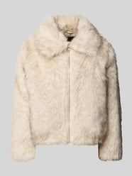 Jacke aus Kunstfell mit Reißverschluss von Stefanel - 17