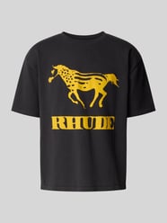 T-Shirt mit Label-Print von RHUDE - 27
