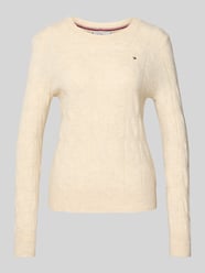 Sweter z dzianiny o kroju regular fit z czystej wełny od Tommy Hilfiger - 23