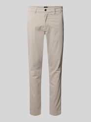 Chinos o kroju slim fit z mieszanki bawełny od BOSS Orange - 15