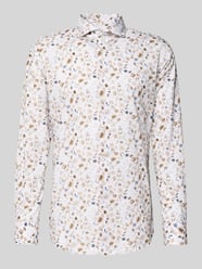 Regular fit zakelijk overhemd met haaikraag, model 'Cutaway' van Profuomo Beige - 5