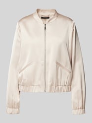 Blazer mit Stehkragen von comma Beige - 5