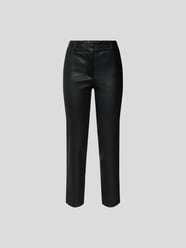 Stretchhose aus echtem Leder von Arma Schwarz - 38
