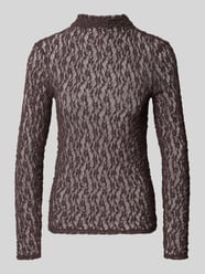 Slim fit shirt met lange mouwen van kant van Rich & Royal - 20