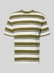T-shirt met streepmotief Model 'KYRAN' van Blend - 6