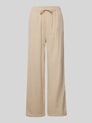 Regular fit broek met wijde pijpen, model 'THYRA' van Only Beige - 5