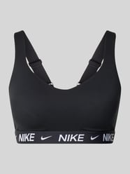 Stanik z detalami z logo i regulowanymi ramiączkami od Nike Training - 29