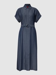 Hemdblusenkleid mit durchgehender Knopfleiste Modell 'Kanni' von HUGO Blau - 31