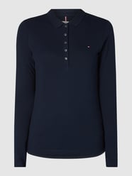 Poloshirt mit langem Arm von Tommy Hilfiger Blau - 24