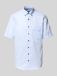 Modern fit zakelijk overhemd met borstzak van ETERNA - 46