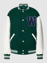College-Jacke mit Stehkragen von REVIEW Grün - 30