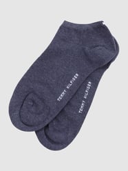 Set van twee paar sneakersokken van Tommy Hilfiger Blauw / turquoise - 39