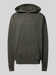 Oversized Hoodie mit Kapuze Modell 'DUBOSE' von Pegador Grau - 44