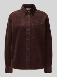 Bluzka z długim rękawem o kroju relaxed fit z mieszanki bawełny od Marc O'Polo DENIM - 5