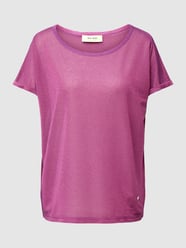 Blusenshirt in semitransparenter Optik von MOS MOSH Rosa - 15
