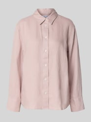 Regular Fit Leinenbluse mit Hemdblusenkragen Modell 'SANOT' von Samsøe Samsøe - 3