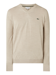 Pullover aus Wollmischung von Lacoste Beige - 43