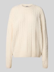 Strickpullover mit Zopfmuster von Review - 20