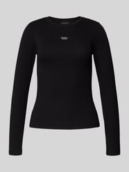 Bluzka z długim rękawem z wyhaftowanym logo od Guess Jeans - 3