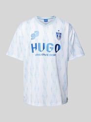 T-Shirt mit Label-Print von Hugo Blue - 14