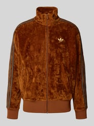 Sweatjacke mit Logo-Detail Modell 'FIREBIRD TT VEL' von adidas Originals Orange - 4