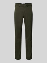 Chinosy o kroju slim fit z mieszanki bawełny model 'MILES' od Selected Homme - 32
