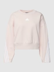 Cropped Sweatshirt mit Logo-Streifen von ADIDAS SPORTSWEAR Beige - 33