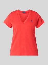 męski t-shirt o kroju regular fit z czystej bawełny od Polo Ralph Lauren - 10