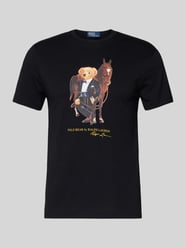 T-Shirt mit Label-Print und Rundhalsausschnitt von Polo Ralph Lauren - 5