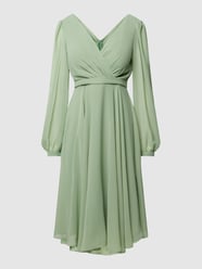 Cocktailkleid mit Ballonärmeln von TROYDEN COLLECTION Mint - 11
