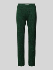 Stoffen broek met elastische band, model 'PENNY' van Raffaello Rossi Groen - 33