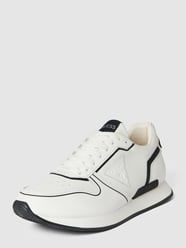 Sneakers met labelpatches, model 'POTENZA' van Guess Wit - 9