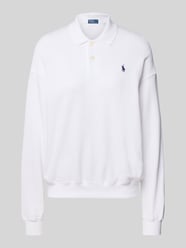 Sweatshirt mit Polokragen und Label-Stitching von Polo Ralph Lauren - 9
