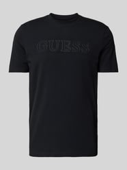 T-shirt z nadrukiem z logo model ‘ALPHY’ od Guess Activewear - 7