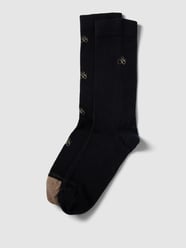 Socken mit Label-Details im 2er-Pack von Scotch & Soda Schwarz - 47