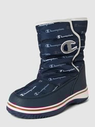 Boots mit Allover-Logo Modell 'FLAKEY' von CHAMPION Blau - 37