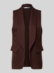 Weste aus Viskose-Mix mit Pattentaschen Modell 'Am44br' von ZABAIONE - 18