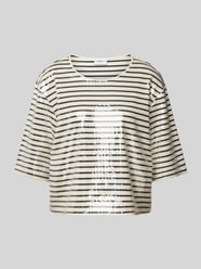 T-shirt z cekinowym obszyciem model ‘GARDONE’ od Marella - 24