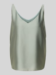 Top bluzkowy o kroju regular fit z dekoltem w serek od Swing - 2