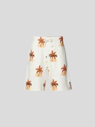 Sweatshorts mit Allover-Print von Preach Beige - 13