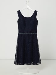 Kleid aus Spitze mit Zierperlen  von G.O.L. Blau - 43