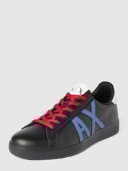 Sneakers met labeldetails van ARMANI EXCHANGE Grijs / zwart - 40