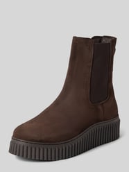 Chelsea Boots aus Rindsvelours mit Plateau von Marc O'Polo - 7