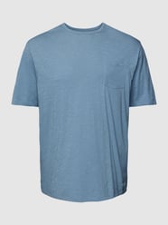PLUS SIZE T-Shirt mit Brusttasche von Marc o' Polo Plus Blau - 6