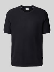 T-shirt z prążkowanymi wykończeniami model ‘Simoro’ od JOOP! JEANS - 2