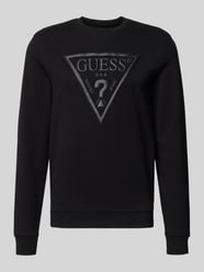 Regular Fit Sweatshirt mit Logo-Detail Modell 'Audley' von GUESS - 21