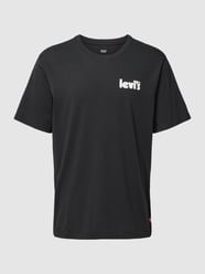 T-Shirt mit Label-Print Modell 'POSTER' von Levi's® Schwarz - 14