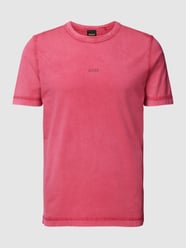 T-Shirt mit Label-Detail Modell 'Tokks' von BOSS Orange Pink - 3