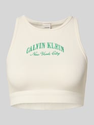 Biustonosz typu bralette z mieszanki bawełny od Calvin Klein Underwear - 33
